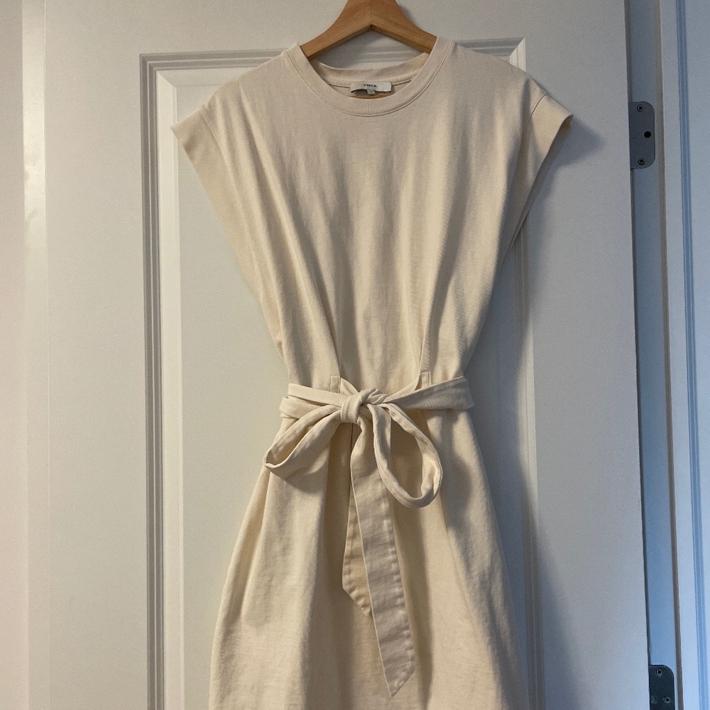 Vince belted T-shirt dress